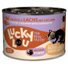 Lucky Lou Lifestage Adult Drób i łosoś puszka 200g - All4Animals