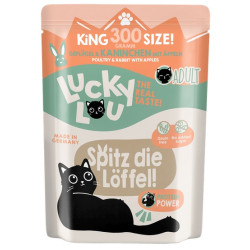 Lucky Lou Lifestage Adult Drób i królik saszetka 300g - All4Animals
