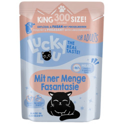 Lucky Lou Lifestage Adult Drób i bażant saszetka 300g - All4Animals