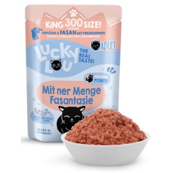 Lucky Lou Lifestage Adult Drób i bażant saszetka 300g - All4Animals