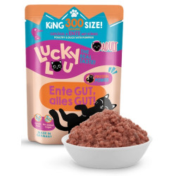 Lucky Lou Lifestage Adult Drób i kaczka saszetka 300g - All4Animals