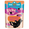Lucky Lou Lifestage Adult Drób i kaczka saszetka 300g - All4Animals