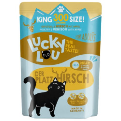Lucky Lou Lifestage Adult Drób i jeleń saszetka 300g - All4Animals