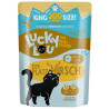 Lucky Lou Lifestage Adult Drób i jeleń saszetka 300g - All4Animals