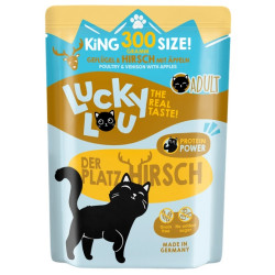 Lucky Lou Lifestage Adult Drób i jeleń saszetka 300g - All4Animals