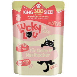 Lucky Lou Lifestage Kitten Drób saszetka 300g - All4Animals