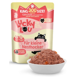 Lucky Lou Lifestage Kitten Drób saszetka 300g - All4Animals