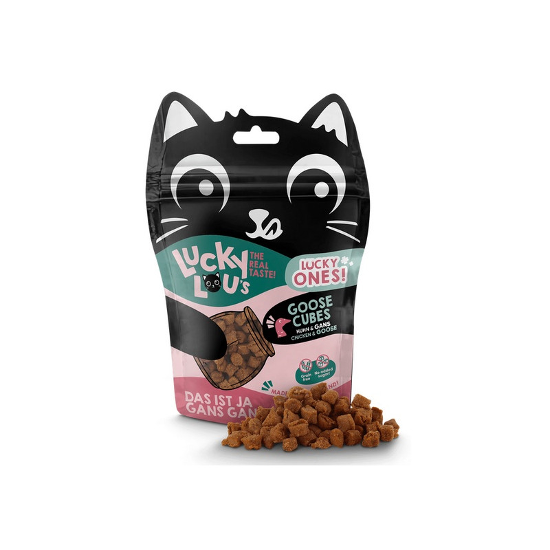 Lucky Lou Lucky Ones Cubes Kurczak & Gęś 80g - All4Animals