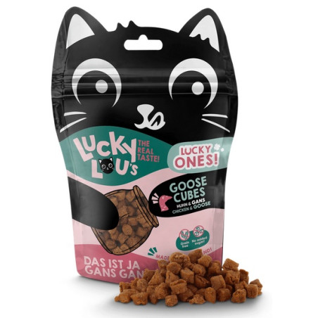 Lucky Lou Lucky Ones Cubes Kurczak & Gęś 80g - All4Animals
