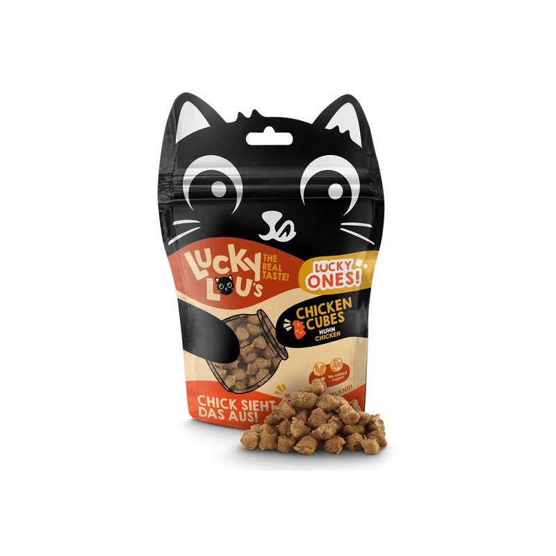 Lucky Lou Lucky Ones Cubes Kurczak 80g - All4Animals