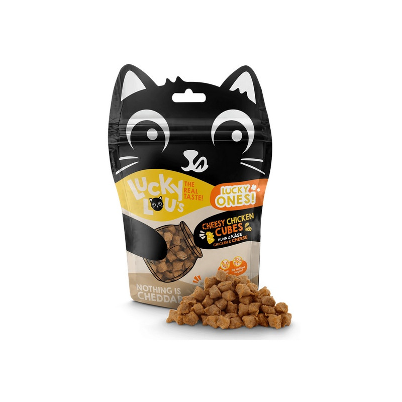 Lucky Lou Lucky Ones Cubes Ser & Kurczak 80g - All4Animals