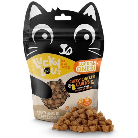 Lucky Lou Lucky Ones Cubes Ser & Kurczak 80g - All4Animals