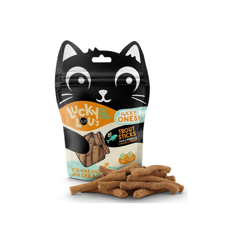 Lucky Lou Lucky Ones Sticks Kurczak & Pstrąg 50g - All4Animals