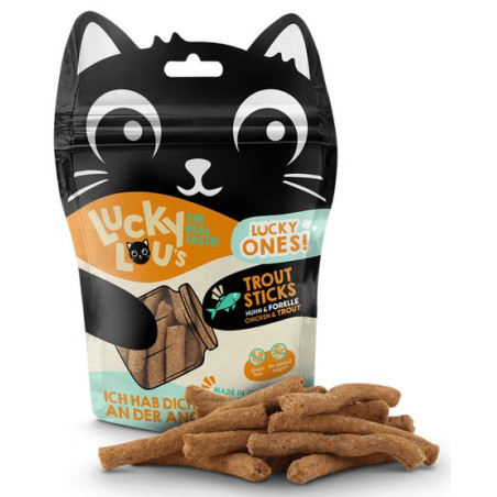 Lucky Lou Lucky Ones Sticks Kurczak & Pstrąg 50g - All4Animals