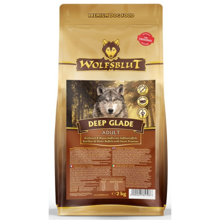 Wolfsblut Dog Deep Glade - jeleń i bawół 2kg - All4Animals