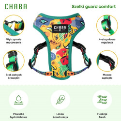 CHABA Szelki Guard Comfort Story III bezuciskowe L 2,0cm Jumbo - All4Animals