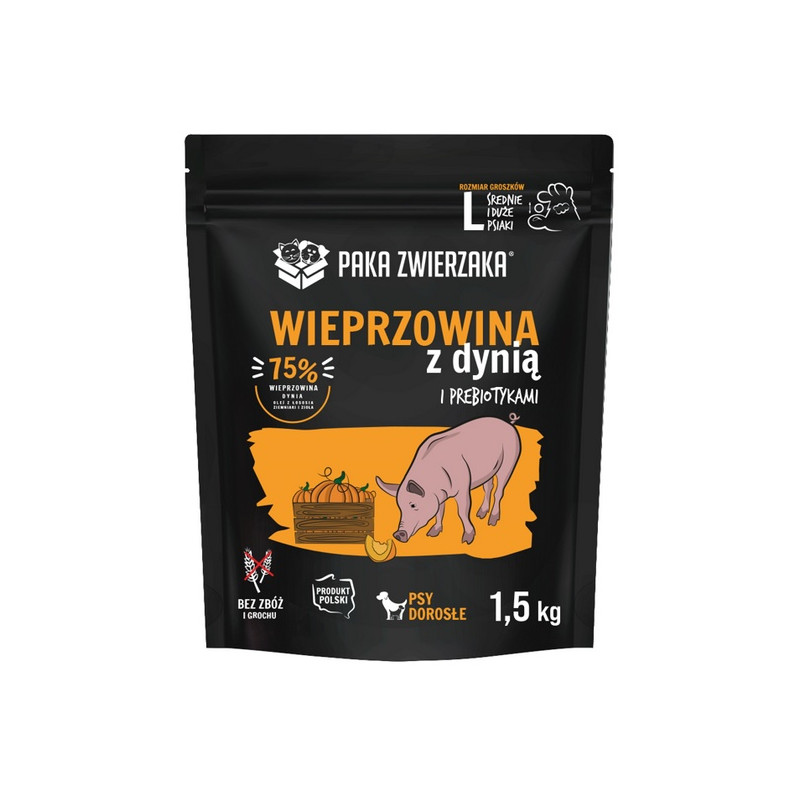 Paka Zwierzaka Seventh Heaven Wieprzowina z dynią L 1,5kg - All4Animals