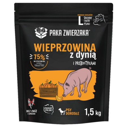 Paka Zwierzaka Seventh Heaven Wieprzowina z dynią L 1,5kg - All4Animals