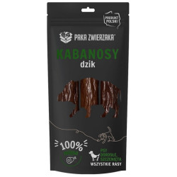 Paka Zwierzaka Kabanosy Dzik 3szt 80g - All4Animals