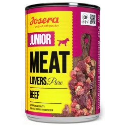 Josera Meat Lovers Pure Junior Wołowina puszka 400g - All4Animals