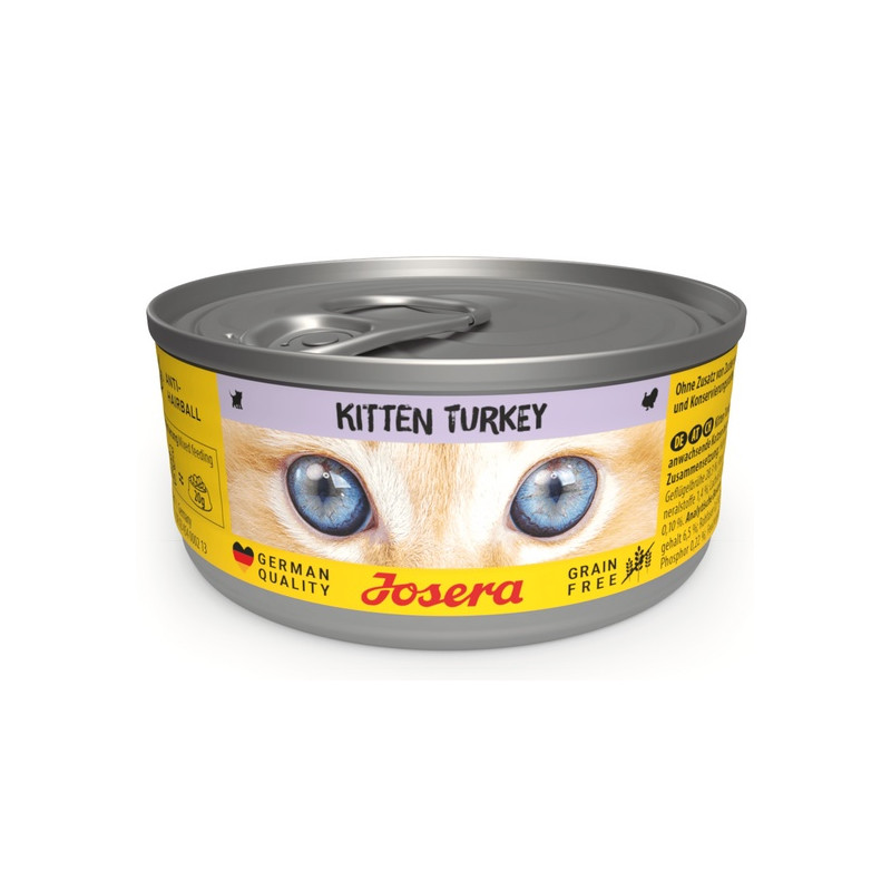 Josera Kitten Turkey puszka 85g - All4Animals
