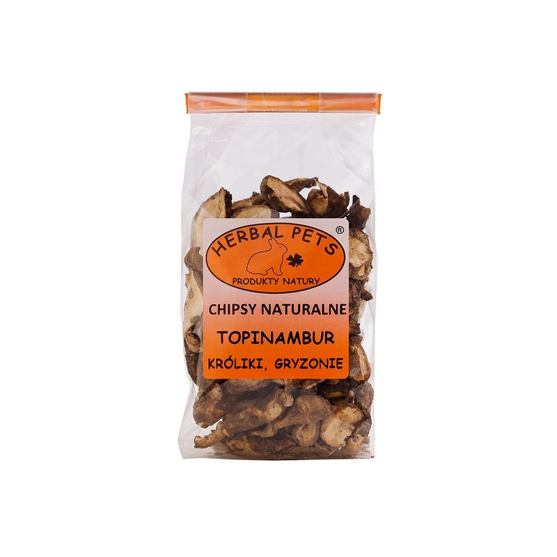 Herbal Pets Chipsy naturalne - topinambur 75g - All4Animals