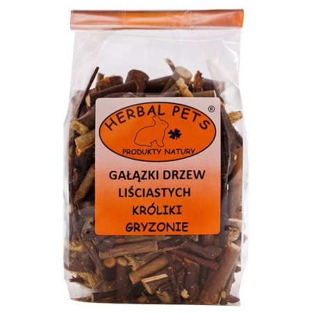 Herbal Pets Gałązki drzew liściastych 75g - All4Animals