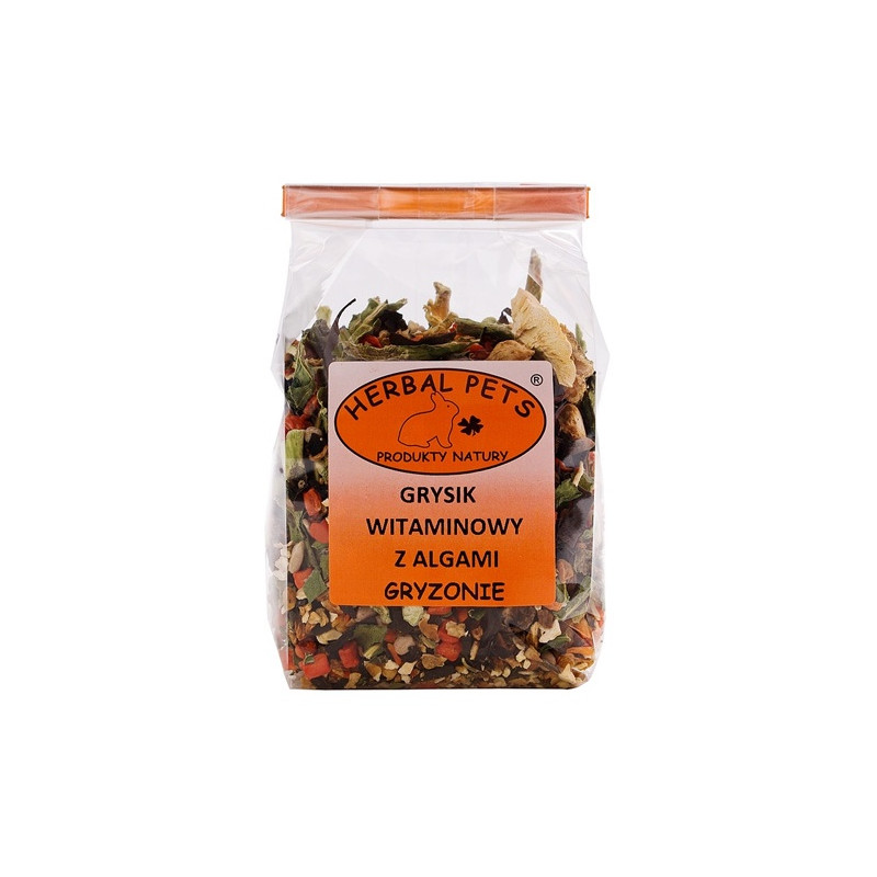 Herbal Pets Grysik witaminowy z algami dla gryzoni 150g - All4Animals