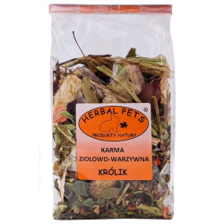Herbal Pets Karma ziołowo-warzywna dla królika 150g - All4Animals