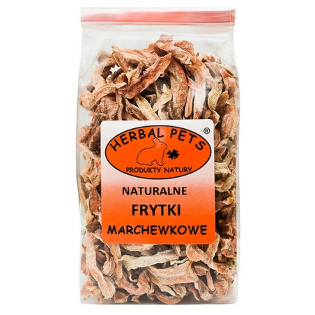 Herbal Pets Naturalne frytki marchewkowe 100g - All4Animals