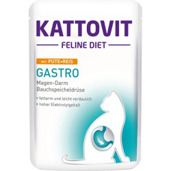 Kattovit Feline Diet Gastro indyk i ryż saszetka 85g - All4Animals