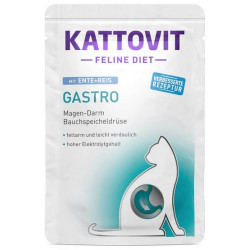 Kattovit Feline Diet Gastro kaczka i ryż saszetka 85g - All4Animals