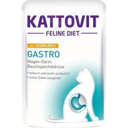 Kattovit Feline Diet Gastro kurczak i ryż saszetka 85g - All4Animals