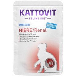 Kattovit Feline Diet Niere/Renal kaczka saszetka 85g - All4Animals