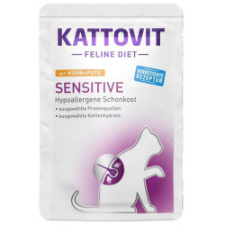 Kattovit Feline Diet Sensitive kurczak i indyk saszetka 85g - All4Animals