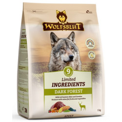 Wolfsblut Dog Limited Ingredients Dark Forest - dziczyzna i bataty 1kg - All4Animals