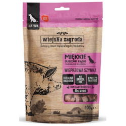 Wiejska Zagroda Przysmak Kąski - wieprzowa szynka 100g - All4Animals