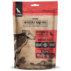 Wiejska Zagroda Przysmak Kąski - wołowina 100g - All4Animals