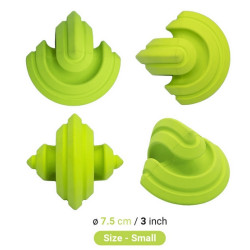 PetDreamHouse Zabawka gumowa Geo-Gem Rolly zielona - All4Animals