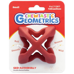 PetDreamHouse Zabawka gumowa Geo-Astro Rolly czerwona - All4Animals