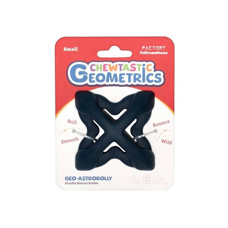 PetDreamHouse Zabawka gumowa Geo-Astro Rolly granatowa - All4Animals