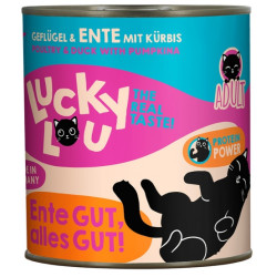 Lucky Lou Lifestage Adult Drób i kaczka puszka 800g - All4Animals