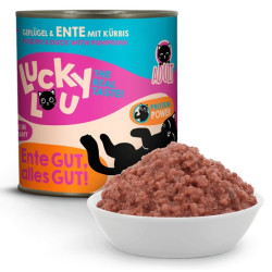 Lucky Lou Lifestage Adult Drób i kaczka puszka 800g - All4Animals