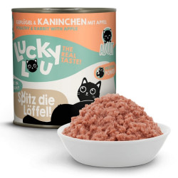Lucky Lou Lifestage Adult Drób i królik puszka 800g - All4Animals