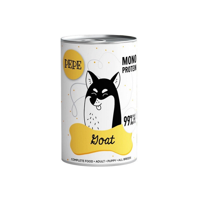 Paka Zwierzaka PEPE Goat (koza) puszka 400g - All4Animals