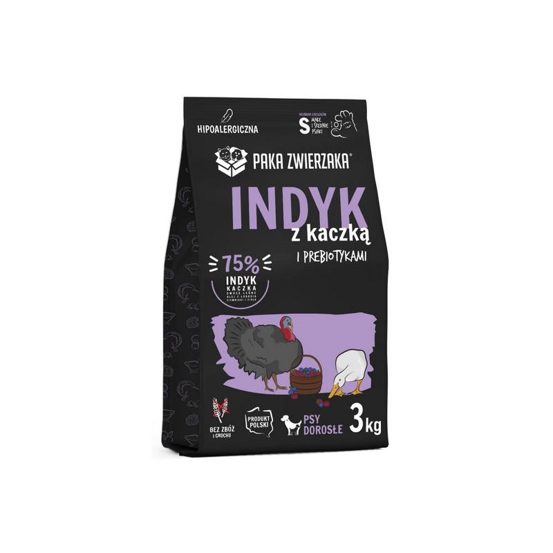 Paka Zwierzaka Seventh Heaven Indyk z kaczką Mini 3kg - All4Animals