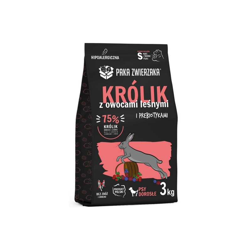 Paka Zwierzaka Seventh Heaven Królik z owocami leśnymi S 3kg - All4Animals