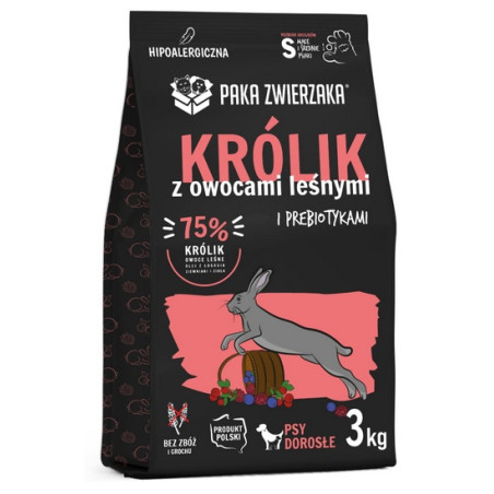 Paka Zwierzaka Seventh Heaven Królik z owocami leśnymi S 3kg - All4Animals
