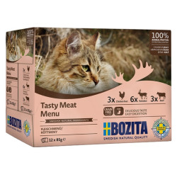 Bozita Cat Multibox z mięsem w galaretce saszetki 12x85g - All4Animals
