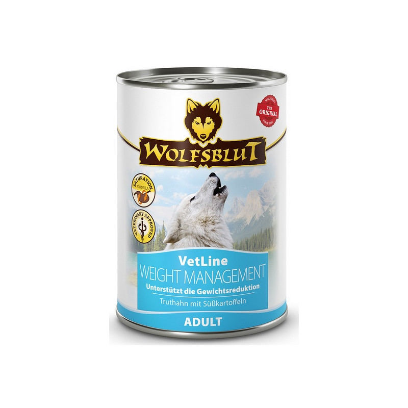 Wolfsblut Dog VetLine Weight Management - indyk i bataty puszka 395g - All4Animals